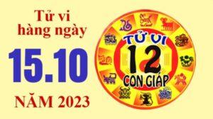 Tử vi hôm nay, xem tử vi 12 con giáp hôm nay ngày 15/10/2023: Tuổi Dần cải thiện thu nhập