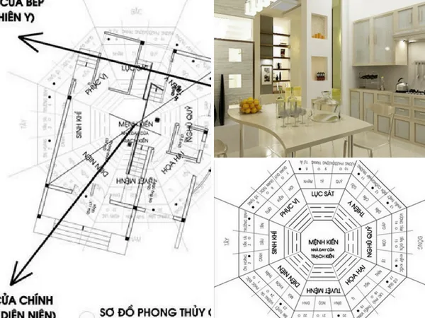 Chọn hướng đặt bếp hợp phong thủy