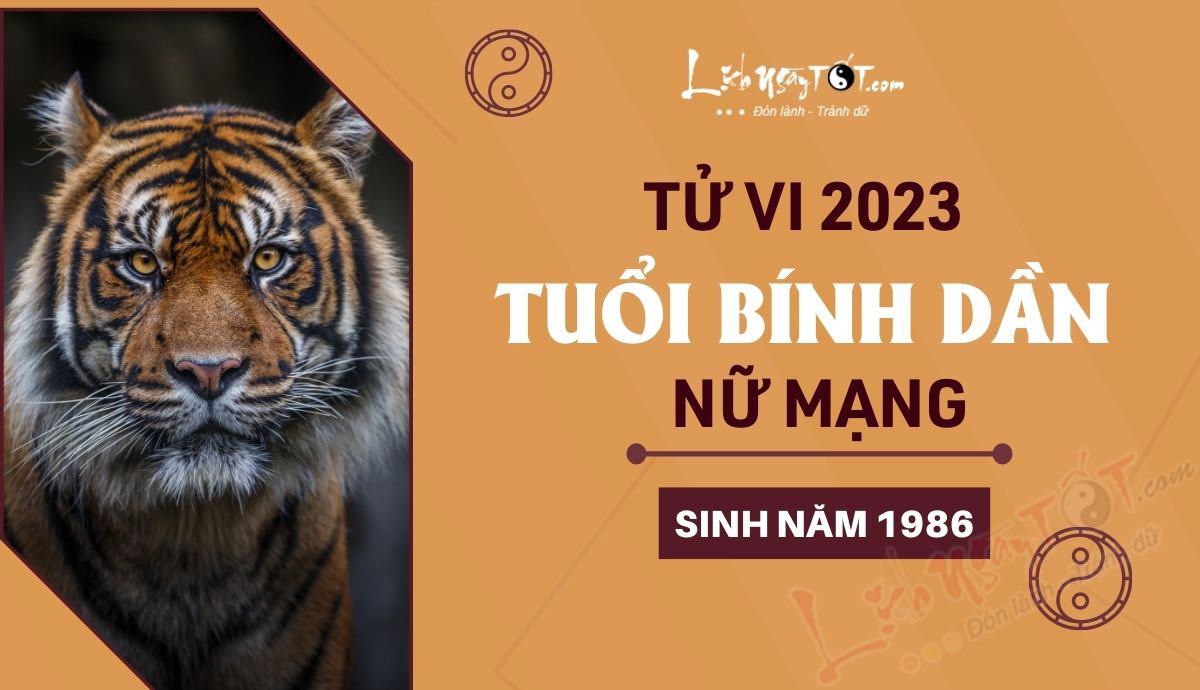 Tu vi 2023 tuoi Binh Dan nu mang