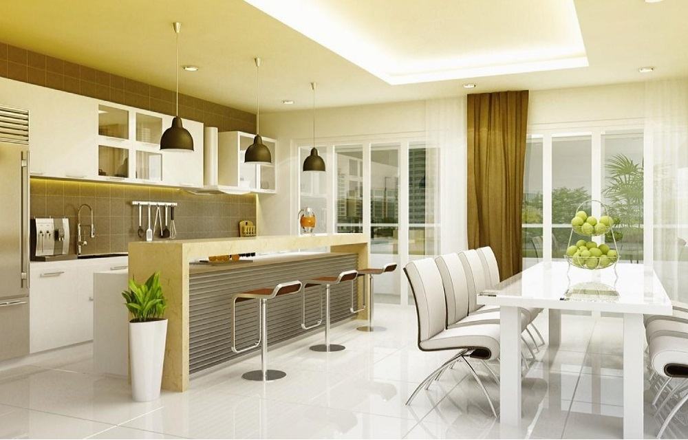 Phòng ăn cần thoáng và hài hòa với phong thủy
