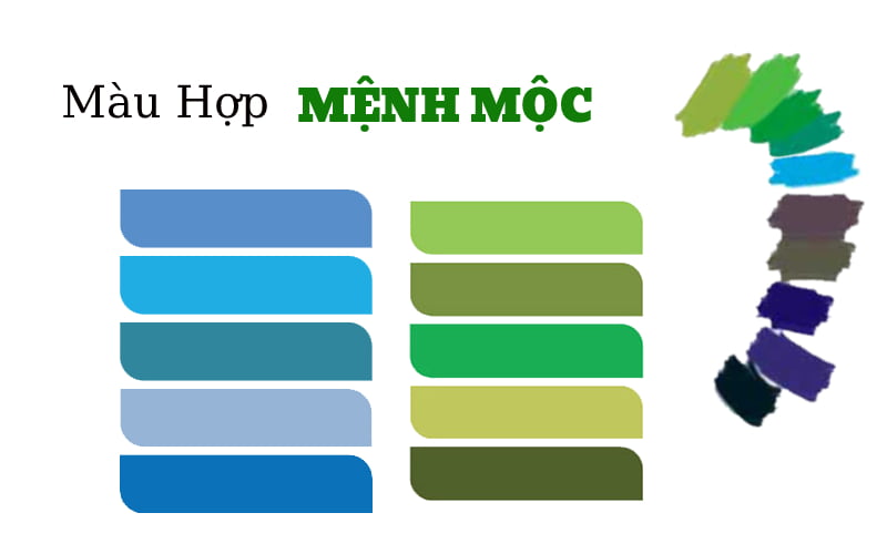 Màu xanh biển là màu thích hợp nhất với người mệnh Mộc