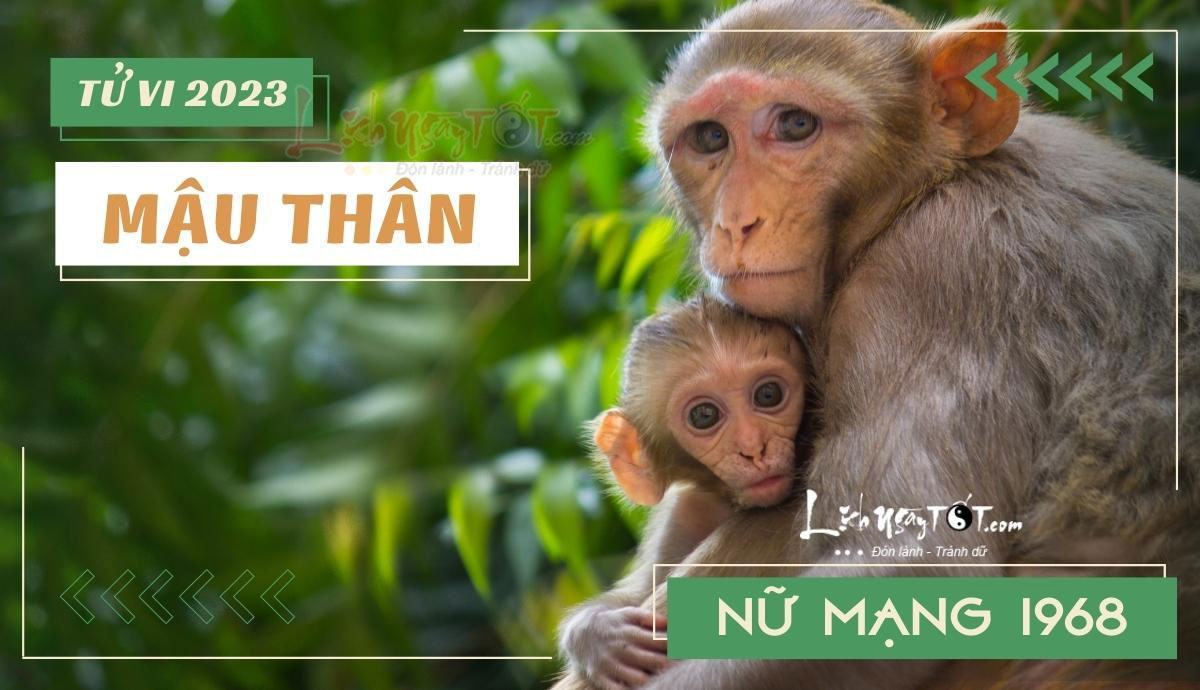 Tu vi 2023 tuoi Mau Than nu mang - Tu vi tuoi Mau Than nam 2023 nu mang