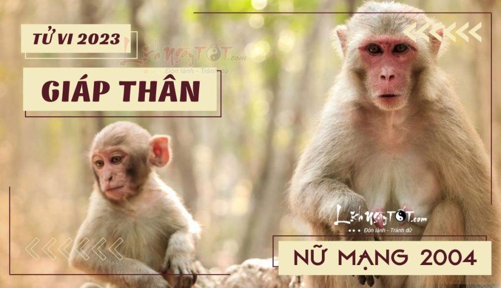 Tử vi 2023 tuổi Giáp Thân 2004 nữ mạng: Bình yên trôi qua