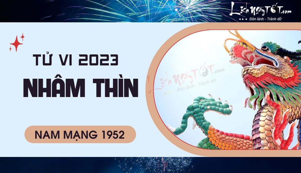 Tử vi 2023 tuổi Nhâm Thìn nam mạng Tu vi 2023 tuoi Nham Thin nam mang
