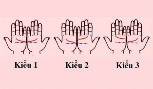 Minh họa 3 cách so sánh đường tình duyên hai bàn tay để đoán vận mệnh hôn nhân