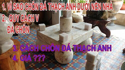 Vì sao chôn đá thạch anh dưới nền nhà? cách chôn? giá?