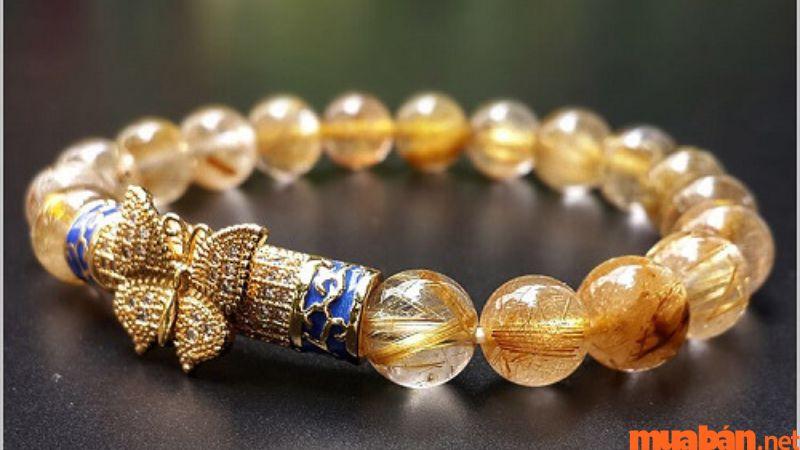 Vòng đá phong thủy mệnh Kim mẫu 1