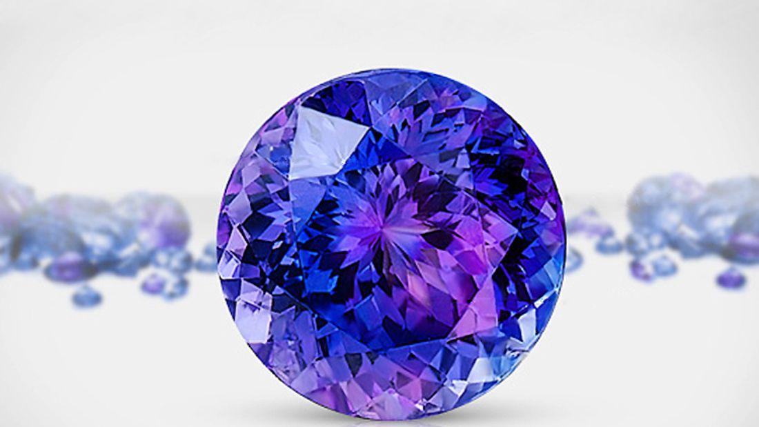 Đá Tanzanite xanh dương