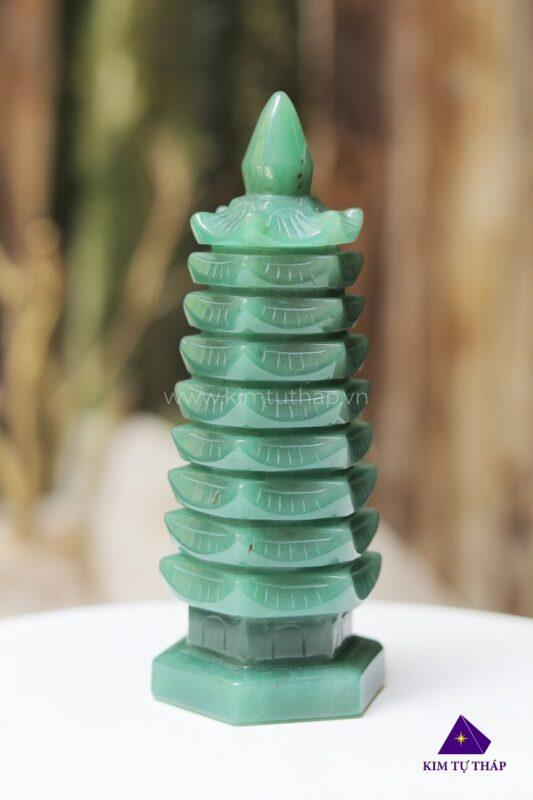 Đá thạch anh phong thủy màu xanh