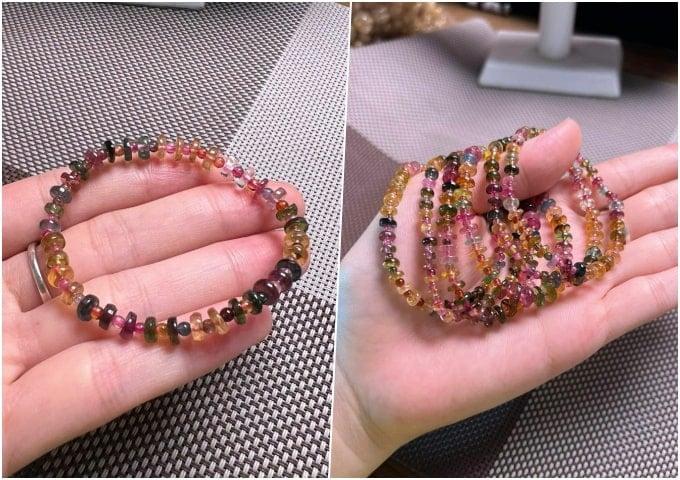 Vòng tay đá tourmaline