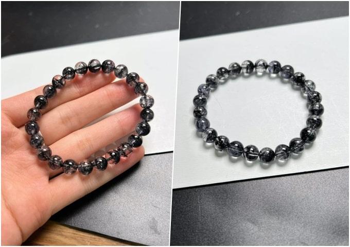 Vòng đá thạch anh tóc đen