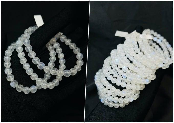 Vòng đá mặt trăng moonstone