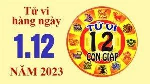 Tử vi hôm nay, xem tử vi 12 con giáp hôm nay ngày 1/12/2023: Tuổi Thìn thu nhập duy trì ổn định
