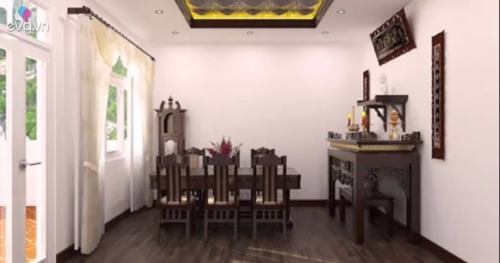 Bàn thờ để đối diện 5 nơi này là sai lầm, nhiều nhà làm sai mà không biết