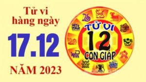 Tử vi hôm nay, xem tử vi 12 con giáp hôm nay ngày 17/12/2023: Tuổi Thân tình duyên vượng phát