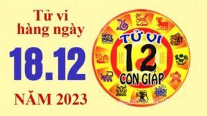 Tử vi hôm nay, xem tử vi 12 con giáp hôm nay ngày 18/12/2023: Tuổi Sửu buôn bán thuận lợi