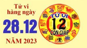 Tử vi hôm nay, xem tử vi 12 con giáp hôm nay ngày 28/12/2023: Tuổi Thân tài lộc dồi dào