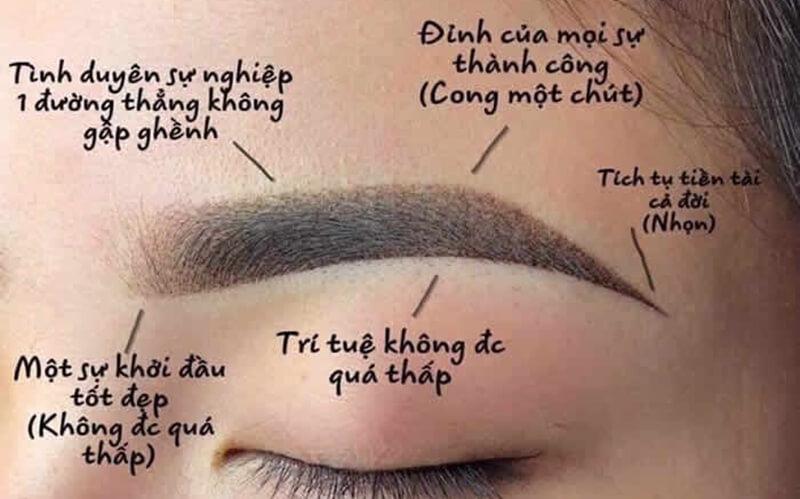 Ý nghĩa chân mày phong thủy tốt cho vận mệnh, phú quý dồi dào