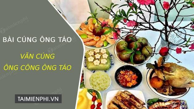 Bài cúng ông Táo