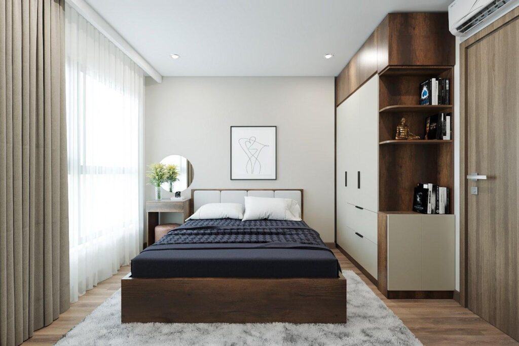 3 cách bố trí tủ quần áo trong phòng ngủ chuẩn phong thủy nhất