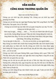 [2023] Bài Cúng Khai Trương Quán Ăn Đem Lại Nhiều May Mắn