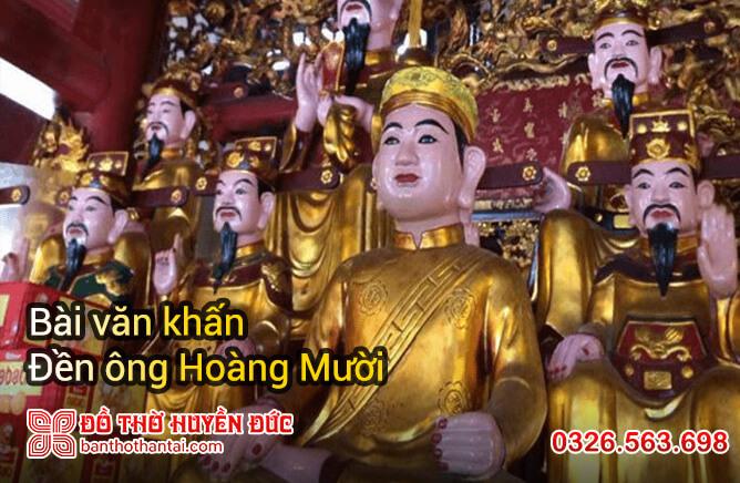 Đền ông Hoàng Mười ở Nghệ An