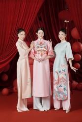 Top 3 Hoa hậu Việt Nam 2022 xinh đẹp dịu dàng trong bộ ảnh áo dài mùa Tết Nguyên đán
