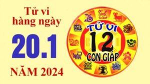 Tử vi hôm nay, xem tử vi 12 con giáp hôm nay ngày 20/1/2024: Tuổi Tuất tài chính khá tốt