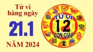 Tử vi hôm nay, xem tử vi 12 con giáp hôm nay ngày 21/1/2024: Tuổi Hợi tình duyên không thuận
