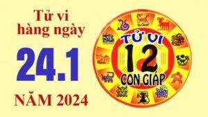 Tử vi hôm nay, xem tử vi 12 con giáp hôm nay ngày 24/1/2024: Tuổi Thìn công danh thăng tiến