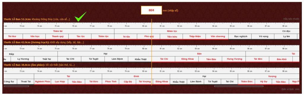 Thước lỗ ban: Công cụ phong thủy xây dựng cho tài lộc và bình an