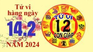 Tử vi hôm nay, xem tử vi 12 con giáp hôm nay ngày 14/2/2024: Tuổi Tuất làm việc chuyên nghiệp
