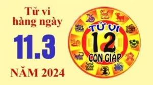 Tử vi hôm nay, xem tử vi 12 con giáp hôm nay ngày 11/3/2024: Tuổi Ngọ sự nghiệp hanh thông