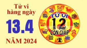 Tử vi hôm nay, xem tử vi 12 con giáp hôm nay ngày 13/4/2024: Tuổi Thìn cải thiện nguồn thu nhập