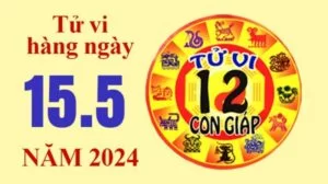 Tử vi hôm nay, xem tử vi 12 con giáp hôm nay ngày 15/5/2024: Tuổi Dậu thu nhập đủ đầy