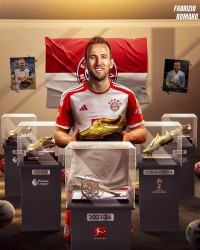 Harry Kane giành danh hiệu Chiếc giày vàng châu Âu mùa giải 2023/24