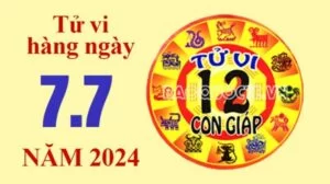 Tử vi hôm nay, xem tử vi 12 con giáp hôm nay ngày 7/7/2024: Tuổi Ngọ công việc tốt đẹp