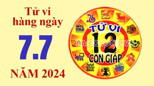 Tử vi hôm nay, xem tử vi 12 con giáp hôm nay ngày 7/7/2024: Tuổi Ngọ công việc tốt đẹp