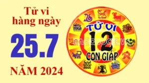 Tử vi hôm nay, xem tử vi 12 con giáp hôm nay ngày 25/7/2024: Tuổi Sửu tình cảm nhiều lo lắng