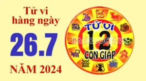 Tử vi hôm nay, xem tử vi 12 con giáp hôm nay ngày 26/7/2024: Tuổi Thìn sức khỏe suy yếu