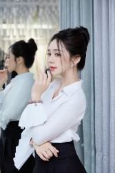 Vẻ ngoài tiểu thư, ngọt ngào của diễn viên Quỳnh Kool