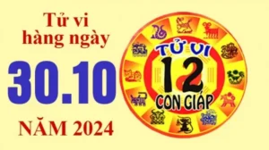 Tử vi hôm nay, xem tử vi 12 con giáp hôm nay ngày 30/10/2024: Tuổi Thân mở rộng kinh doanh
