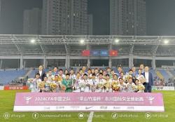 Thua đội tuyển nữ Trung Quốc 0-2, tuyển nữ Việt Nam giành vị trí á quân
