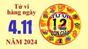 Tử vi hôm nay, xem tử vi 12 con giáp hôm nay ngày 4/11/2024: Tuổi Tý kinh doanh phát lộc