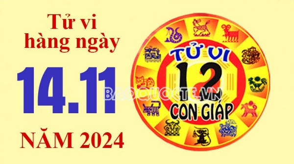 Tử vi hôm nay, xem tử vi 12 con giáp hôm nay ngày 14/11/2024: Tuổi Dần làm ăn chân chính