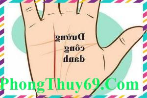 chỉ tay đường công danh