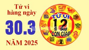 Tử vi hôm nay, xem tử vi 12 con giáp hôm nay ngày 30/3/2025: Tuổi Thìn thu nhập đủ chi tiêu