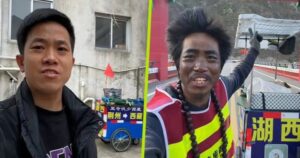 Thanh niên 31 tuổi lão hóa Sau thử thách đi bộ 3 . 300 Km