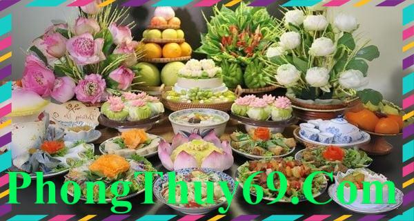 Mâm cúng Rằm thịnh soạn