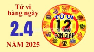 Tử vi hôm nay, xem tử vi 12 con giáp hôm nay ngày 2/4/2025: Tuổi Tý công việc xuất sắc